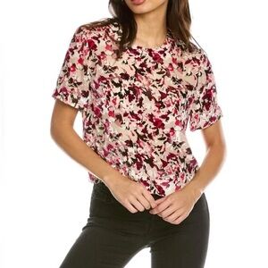 Rag & Bone Gia Cropped Burnout Blouse | Like New